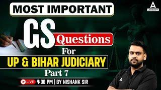 UP & Bihar Judiciary | Most Important GS Questions | Part 7 | By Nishank Sir