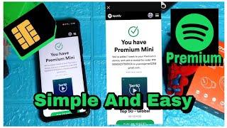 How to SUBSCRIBE on Spotify PREMIUM using Sim Card Load! Easy! (2022)