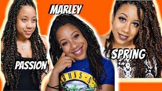 Passion Twists, Spring Twists & Marley Twists - Whats the Difference?! 