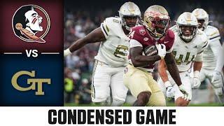 Florida State vs. Georgia Tech Condensed Game | 2024 ACC Football