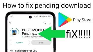 app installing is pending on play store fix | app download stuck on pending problem solve