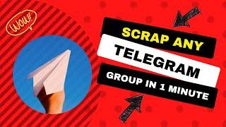 Scrap Telegram Group Member within 1 minute - Telegram Group Scraper 2022