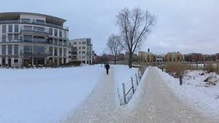 Sicklauddsbron "The Cape of Sickla Bridge"- Hammarby sjöstad| raw video