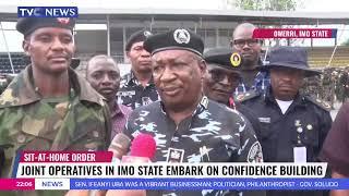 Joint Operatives In Imo State Embark On Confidence Building Over Sit At Home Order