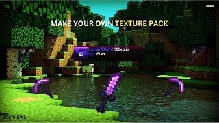 How to make your own custom texture pack in minecraft t launcher all versions!