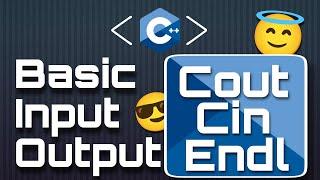 C++ Basic Input Output (cin, cout, endl) | C++ Tutorial