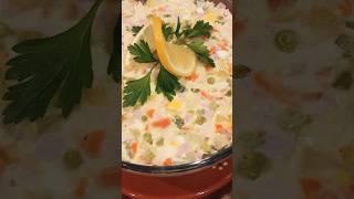 RUSSIAN SALAD (favorite European festive salad) #creamysalad #appetizer #ruskasalta