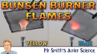 COMPARING BUNSEN BURNER FLAMES - which flame is hottest / cleanest / loudest etc...