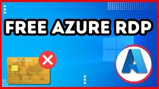 NEW TRICK - How To Create Azure RDP For Free [  No Crēdit Càrd Required]