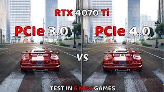 RTX 4070 Ti | PCIe 3.0 vs PCIe 4.0 | 6 New Games Tested