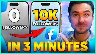 HOW TO GET 10K FOLLOWERS ON FACEBOOK PAGE IN 3 MINUTES | FAST WAY TO GROW FACEBOOK IN 2025