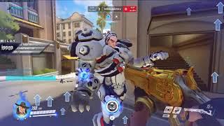 Overwatch IDDQD Playing Ashe Like Human Aimbot -POTG-