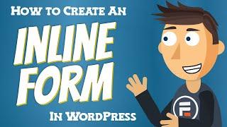 How to Make an Inline Form