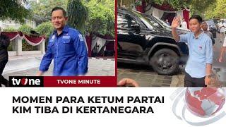 Gaya Para Ketum Parpol Koalisi Indonesia Maju saat Tiba di Kertanegara | tvOne Minute