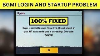 Bgmi Unable to Connect to server | Bgmi login problem | Bgmi unable to login | Bgmi not Starting