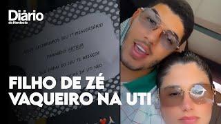 Filho de Zé Vaqueiro completa um mês em UTI e mãe fala sobre estado de saúde do filho