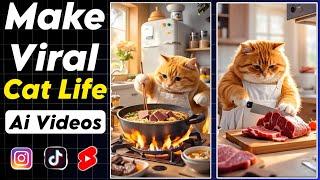 How to Create Cute Cat AI Videos & Go Viral on TikTok & YouTube