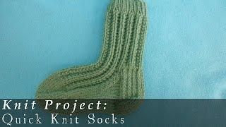 Quick Knit Socks | Weekend Project