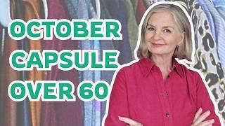 Autumn Capsule Wardrobe Over 60  * Fall Trends Over 60s*