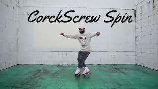 HOW TO - Corkscrew Spin (For beginner skaters)