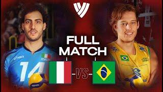 Historic Semi Final!  - Italy vs. Brazil | Semi Final - 2010 Volleyball World Champs | Full Match