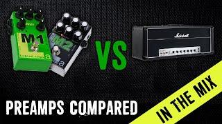 MARSHALL AFD100 Vs AMT M1 & M2 - PREAMPS COMPARED (Into Torpedo CAB M)