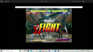 Capcom Fighting Jam PS2 Parsec PL1 Mr.Hadoken01 vs PL2 colombo0744