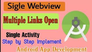 Multiple links in one Webview Android Studio | Webview in Android Studio Hindi