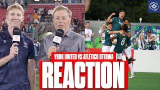 KJ & Charlie O'Connor-Clarke REACT  | York United FC vs Atlético Ottawa