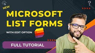 Microsoft Lists NEW FORMS Experience with Edit Feature #microsoftlist #sharepoint #powerautomate