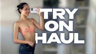 See-through Transparent Clothes Try on Haul with Jill