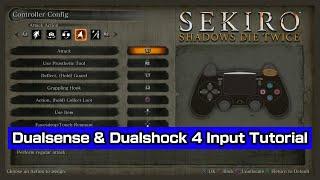 Sekiro Dualsense & Dualshock 4 input Tutorial PC (PlayStation icons)