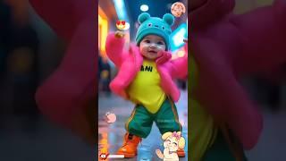 Dum dum dum dika dika  || baby dance video || #cute #dance #shortsfeed