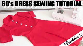 How to Sew a 60's Biba Shirt Dress