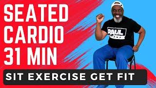 Get Moving: Seated Cardio Jam Workout for Improved Health Fitness Mobility | Sit Exercise Get Fit