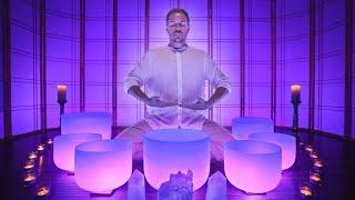 ∞ Flow State Sound Bath ∞  432Hz Crystal Singing Bowls  |  Calm Focus Music  | Study, Work, Relax