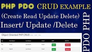 Part -5 (2019) |  How delete works with PHP PDO