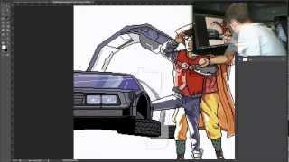 Back to the future (speed painting) pixel art