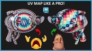 Maya UV Mapping: Essential Tips to Go from Noob to Pro!