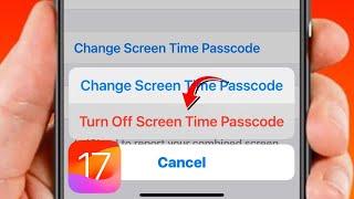 How to Turn Off Screen Time iOS 17