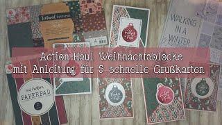 Action-Haul Weihnachten mit 5 schnellen Karten und Auslosung