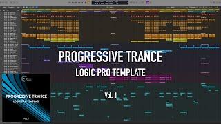 Progressive Trance Logic Pro Template Vol.1