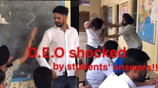 D.E.O shocked by students' answers!!   Producerdxxx