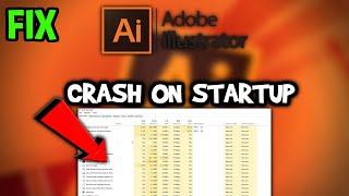 Adobe Illustrator – How to Fix Crash on Startup – Complete Tutorial