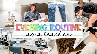 TEACHER EVENING ROUTINE | 3rd grade teacher evening routine