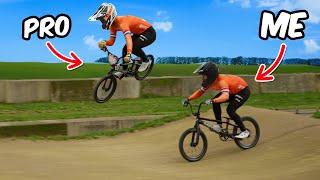 I Survived My First BMX Race vs. a Pro Racer!