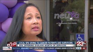 Local spa giving to cancer patients and survivors