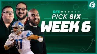 FANDUEL & DRAFTKINGS NFL DFS PICK SIX (WEEK 6)