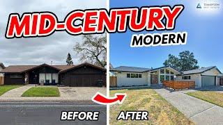 Sacramento Mid-Century Modern House Flip Before & After