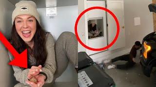 SHE JUMP SCARES BLAKE FROM THE DUMBWAITER!! | The Adley Show